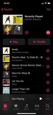 how to see recently played on apple music what is the best way to discover new songs and artists?