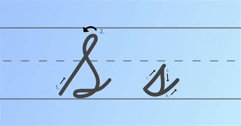 what does a capital s look like in cursive